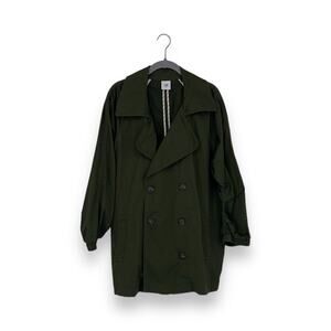 Cabi Dark Army Military Green Double Breasted Lightweight Expedition Jacket